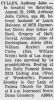 Anthony John Cullen obituary  1968